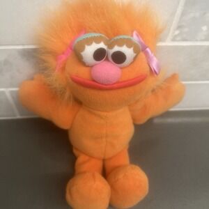 Tyco Sesame Street Zoe Plush Stuffed Animal Bean Bag VTG 1997